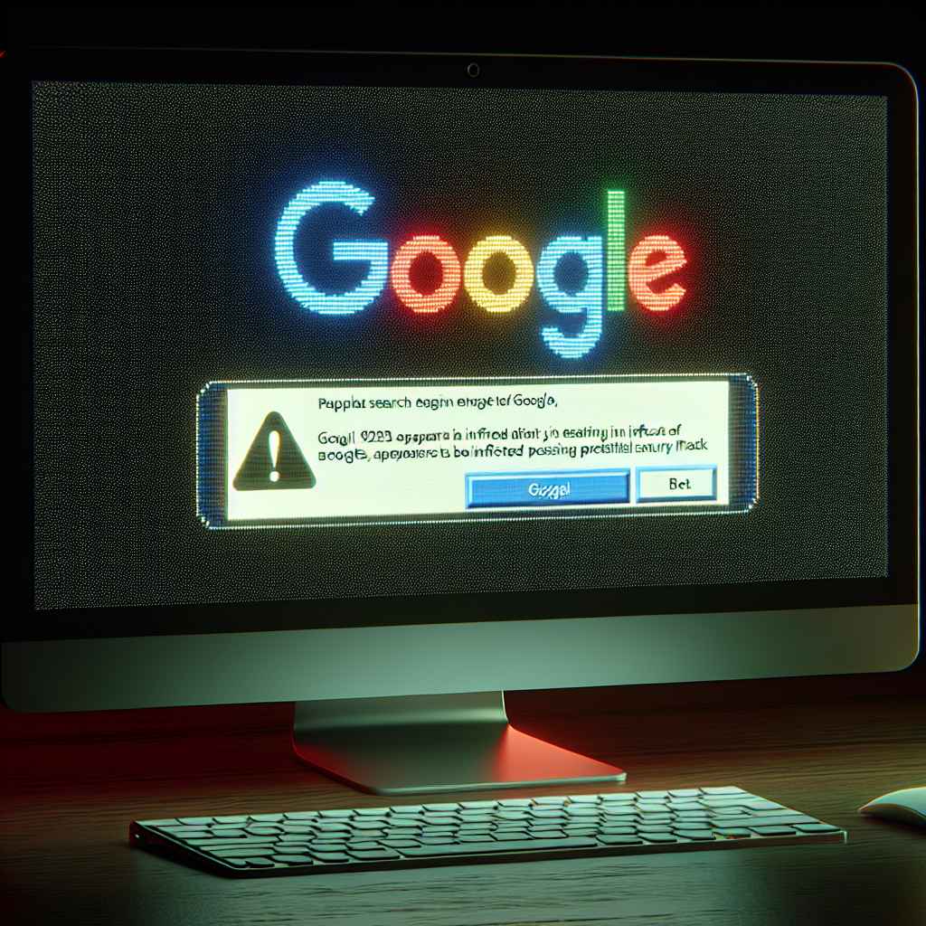 sicherheitsrisiko google scheint infiziert zu sein
